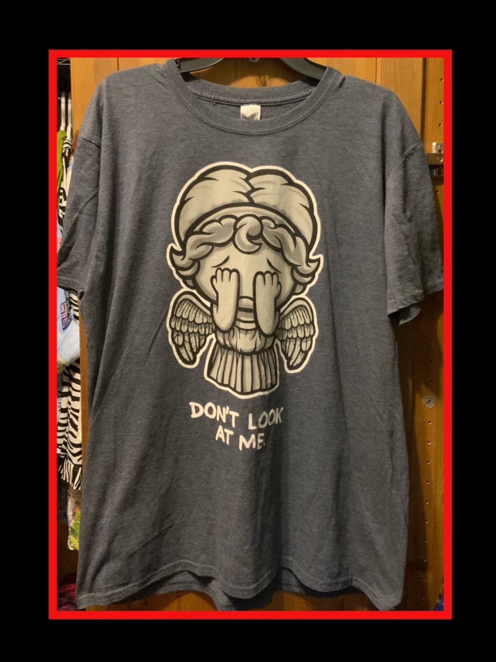 Weeping Angel Shirt - Don’t Look At Me XL